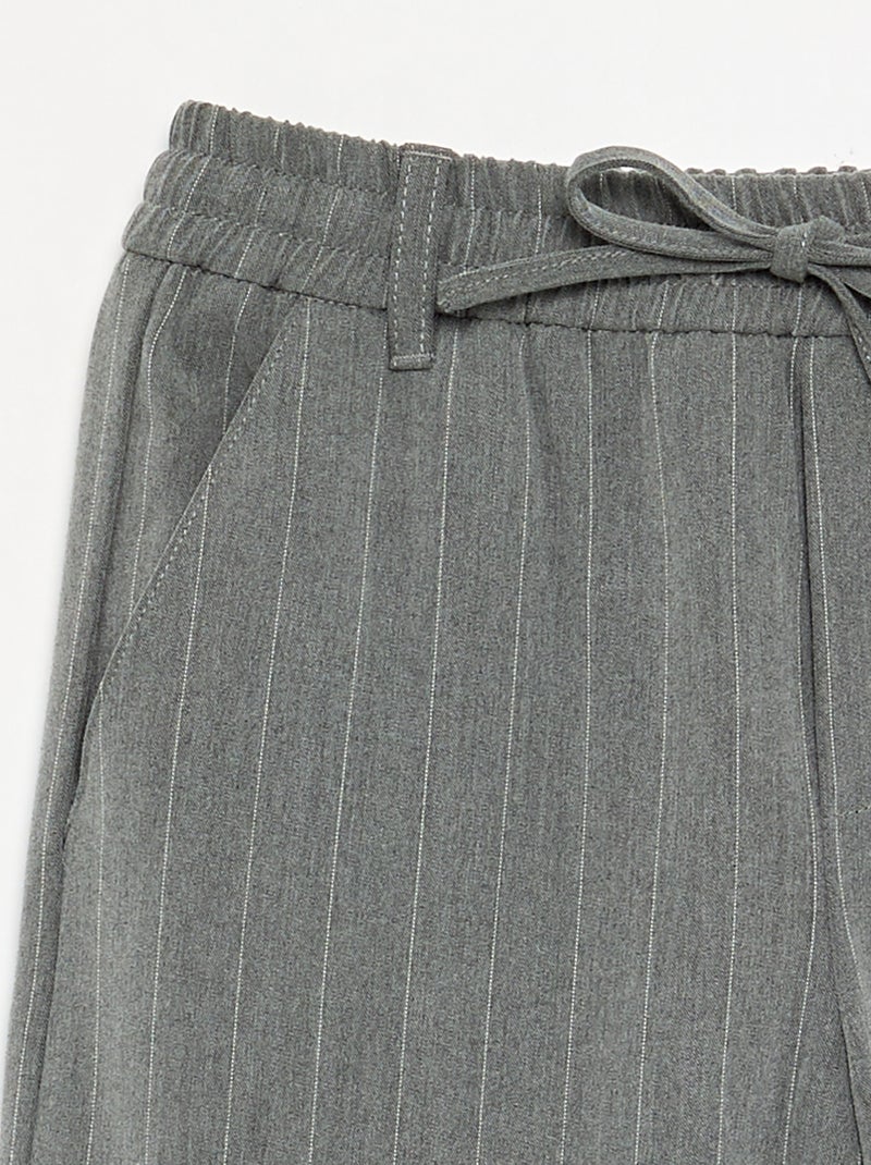 Pantaloni a gamba larga / taglio ampio Grigio - Kiabi