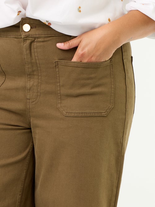 Pantaloni a gamba larga / wide leg a vita standard - Kiabi