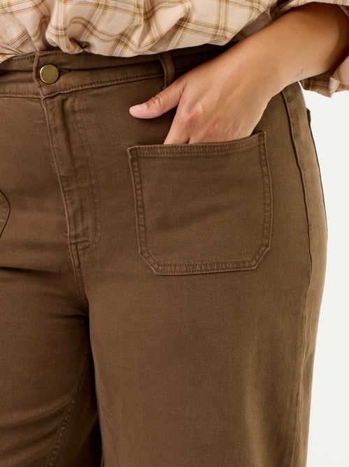 Pantaloni a gamba larga / wide leg a vita standard - Kiabi