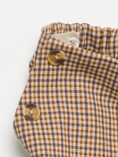 Pantaloni a quadri a gamba larga - Kiabi Pantaloni a quadri a gamba larga - Kiabi