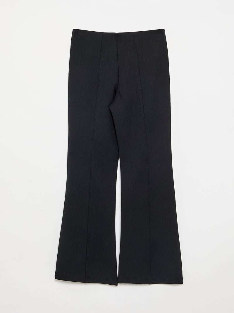 Pantaloni a zampa Nero - Kiabi