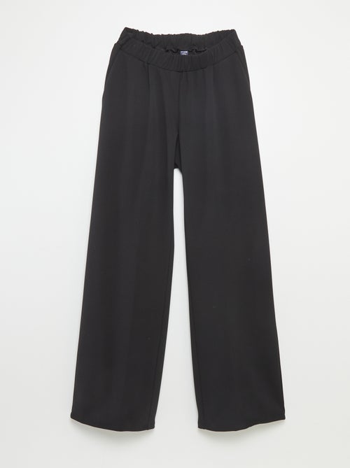 Pantaloni ampi a vita alta - collezione facili da indossare - Kiabi