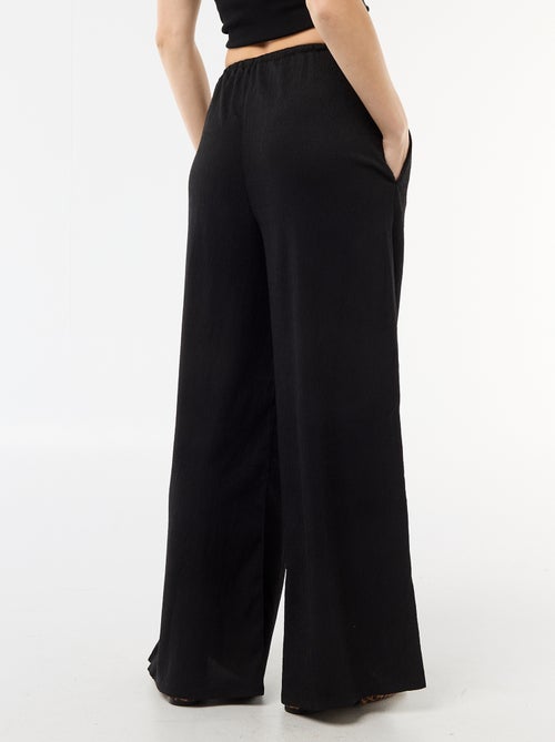 Pantaloni ampi crêpe con 2 tasche - Kiabi