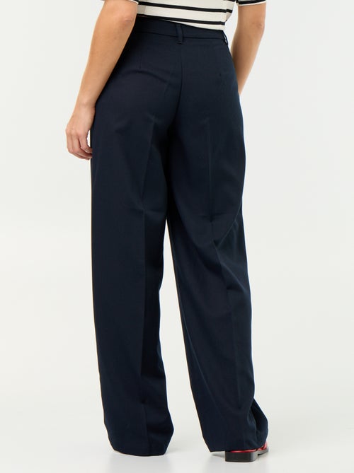 Pantaloni ampi fluidi a tinta unita - Kiabi