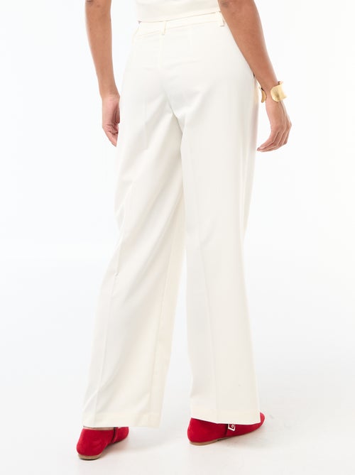 Pantaloni ampi fluidi tinta unita - Kiabi