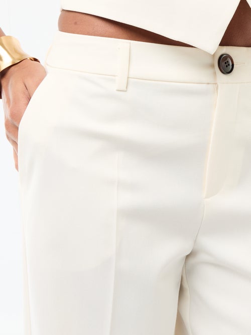 Pantaloni ampi fluidi tinta unita - Kiabi