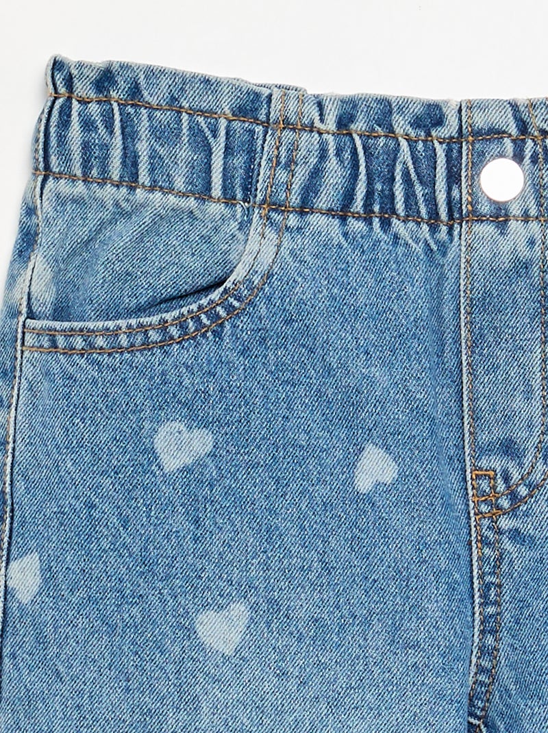 Pantaloni ampi in denim Blu - Kiabi