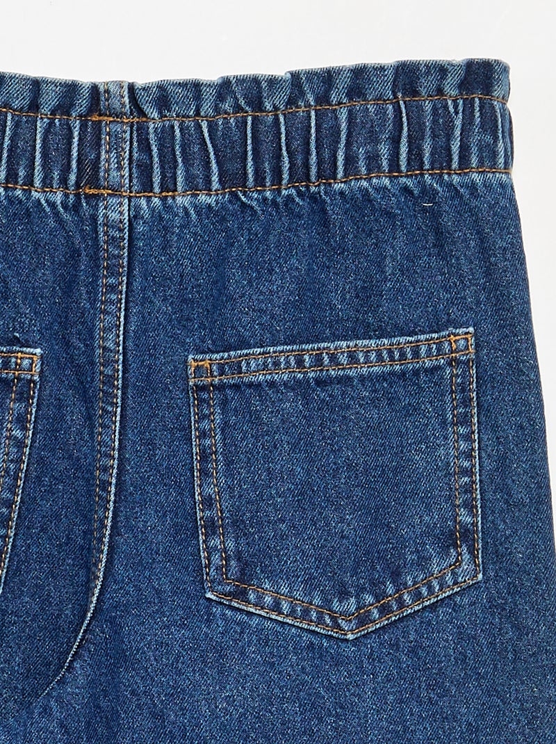 Pantaloni ampi in denim Blu - Kiabi