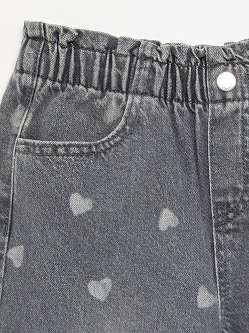 Pantaloni ampi in denim - Kiabi
