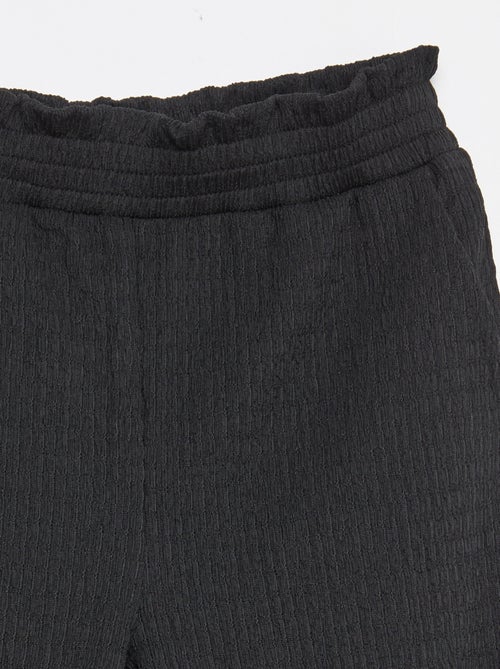Pantaloni ampi in maglia crêpe - Kiabi