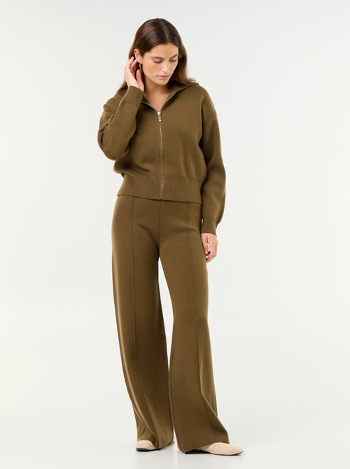Pantaloni ampi in maglia - Kiabi