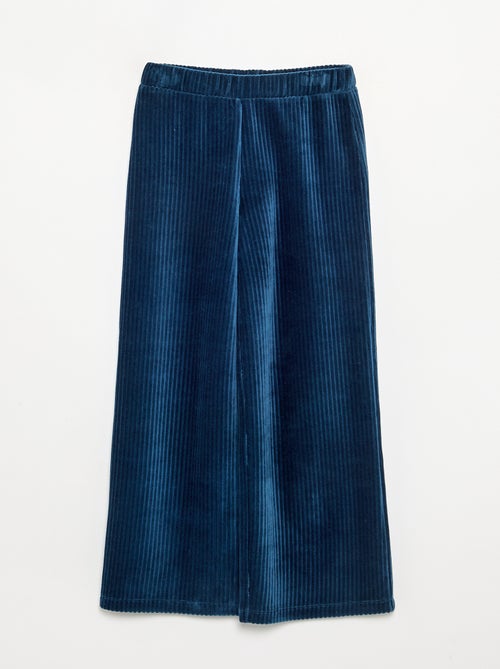 Pantaloni ampi in velluto a costine - Kiabi