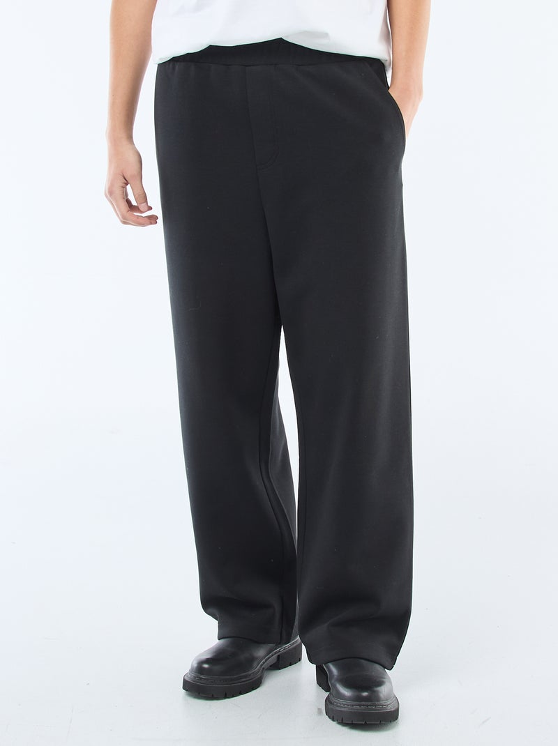 Pantaloni ampi stile jogging Nero - Kiabi