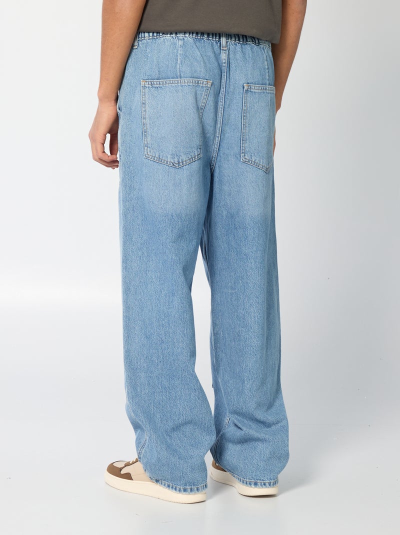 Pantaloni Baggy fit denim Blu - Kiabi