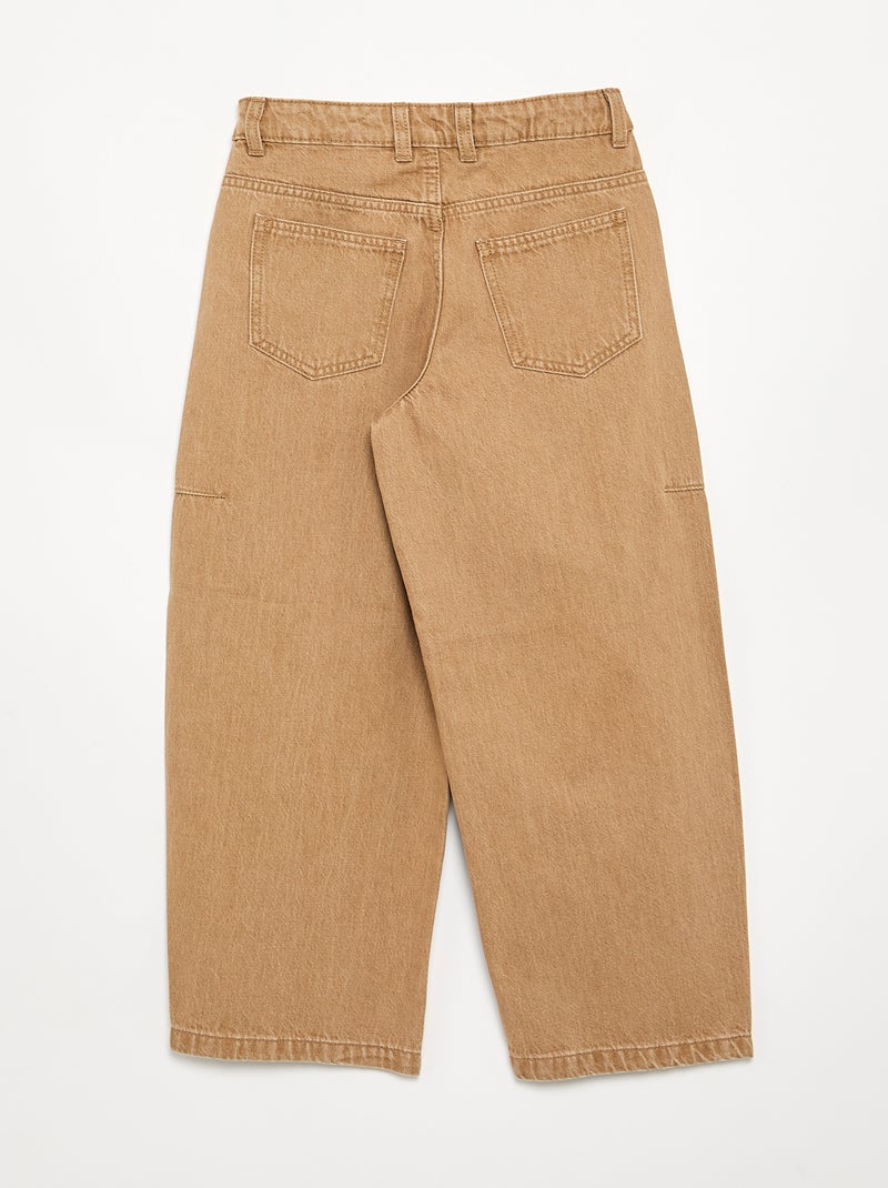 Pantaloni balloon Marrone - Kiabi