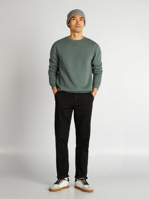 Pantaloni chino in cotone stretch L34 - Kiabi