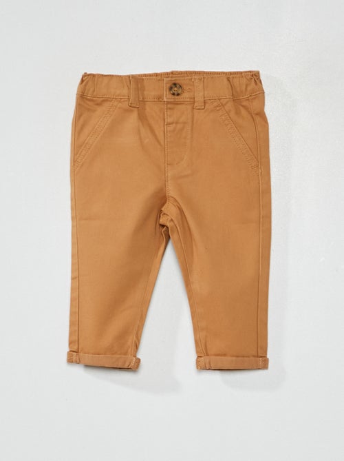 Pantaloni chino in tinta unita - Kiabi