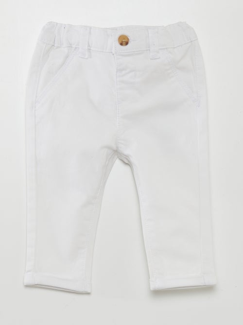 Pantaloni chino in tinta unita - Kiabi