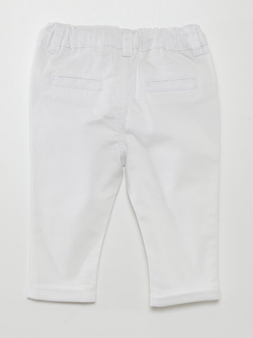 Pantaloni chino in tinta unita - Kiabi