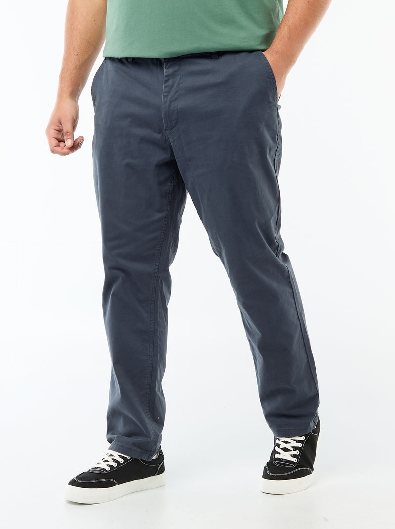 Pantaloni chino slim - L32 Blu - Kiabi