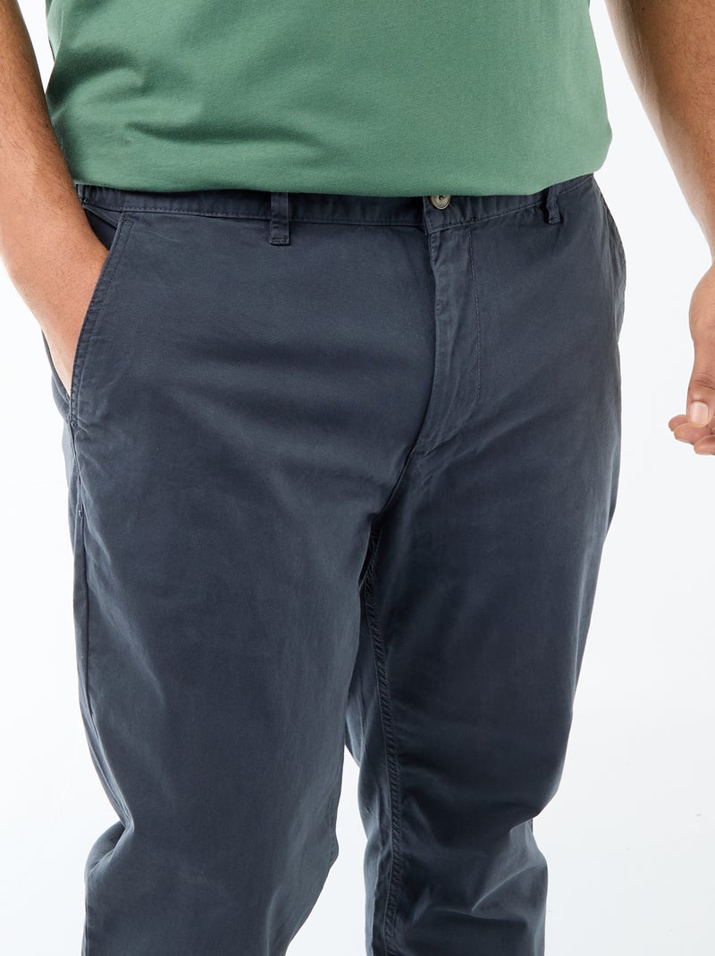 Pantaloni chino slim - L32 Blu - Kiabi