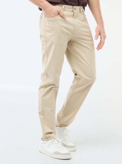 Pantaloni chino slim 5 tasche - L32 - Kiabi