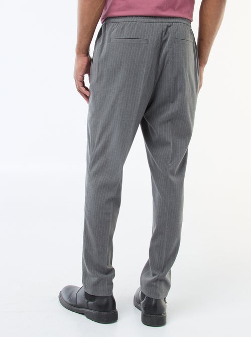 Pantaloni da città a righe sottili - Kiabi