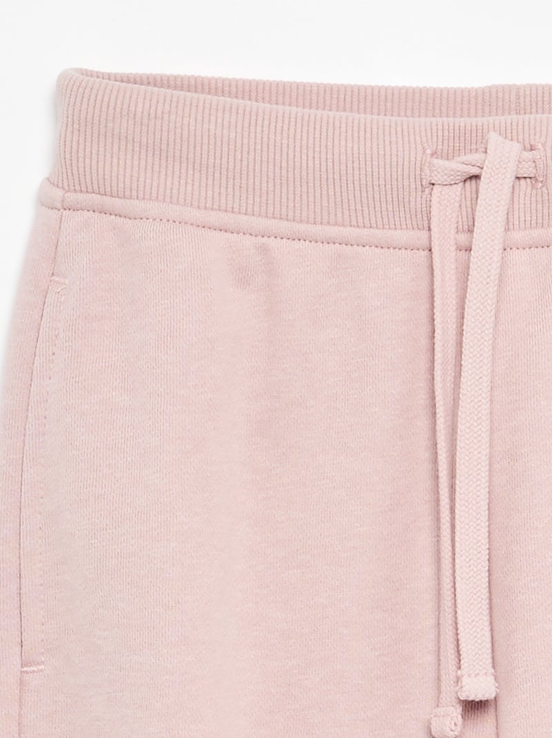 Pantaloni da jogging a tinta unita con vita elasticizzata Viola - Kiabi