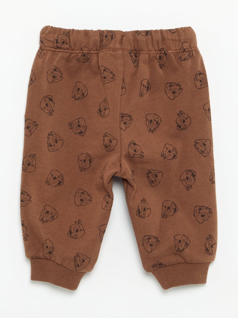 Pantaloni da jogging \"Cip & Ciop\" \"Disney\" Marrone - Kiabi