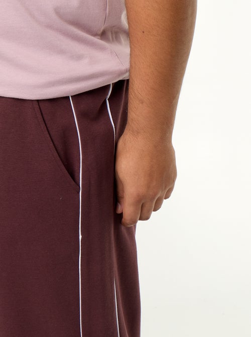 Pantaloni da jogging con profili a contrasto - Kiabi