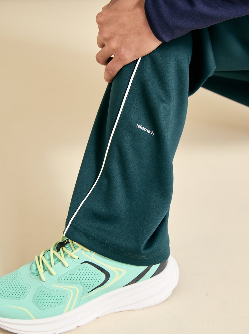 Pantaloni da jogging con tasche con cerniera (ekstract) Verde - Kiabi