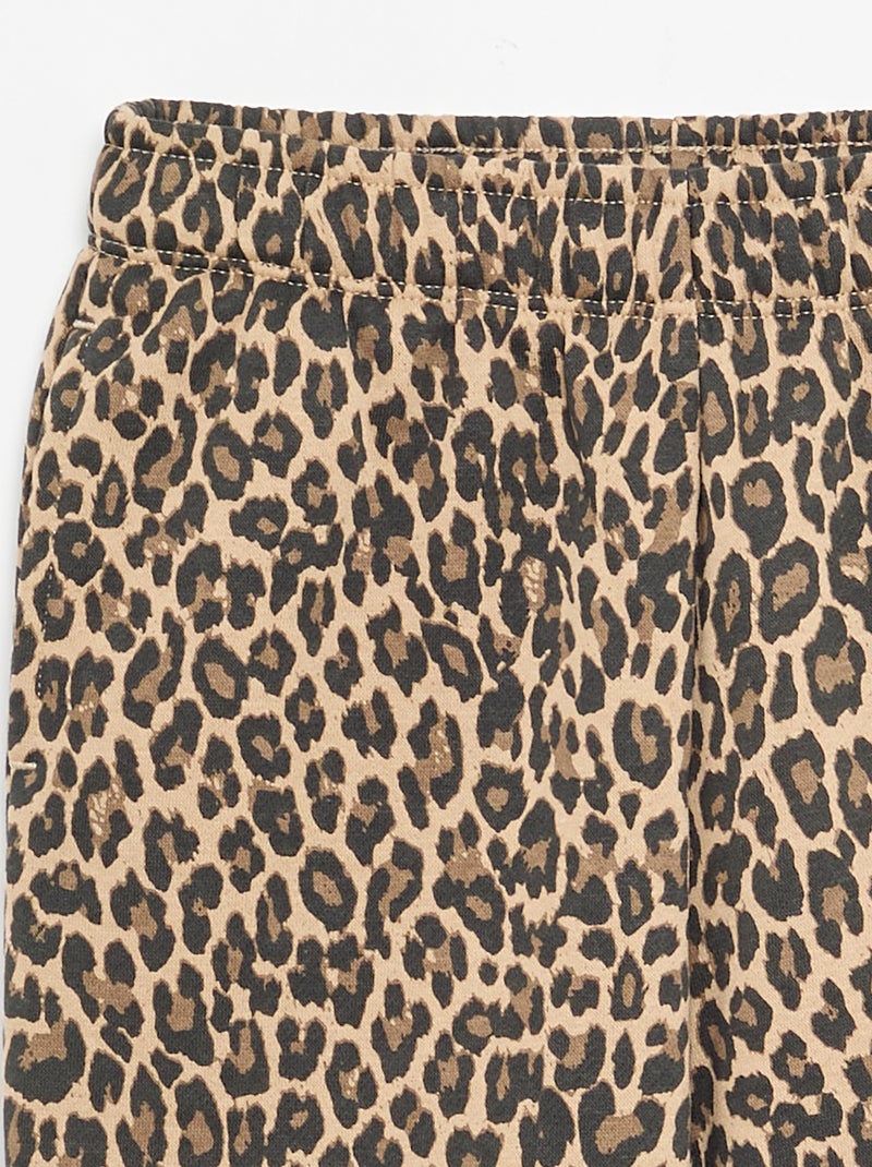 Pantaloni da jogging in felpa garzata Beige - Kiabi