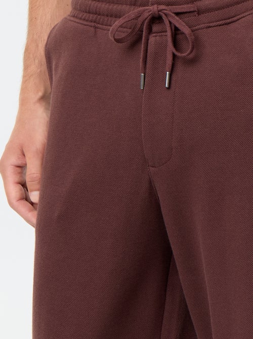 Pantaloni da jogging in piqué - Kiabi