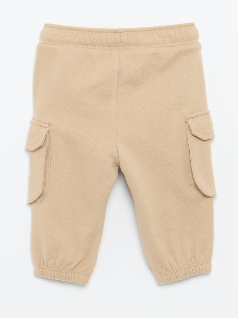 Pantaloni da jogging multitasche Beige - Kiabi