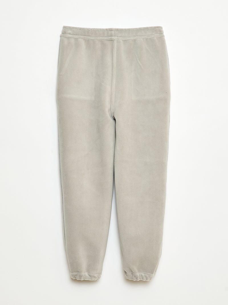 Pantaloni da jogging tinta unita con 2 tasche Grigio - Kiabi