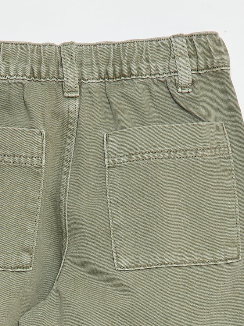 Pantaloni denim / jeans taglio balloon ampio Verde - Kiabi