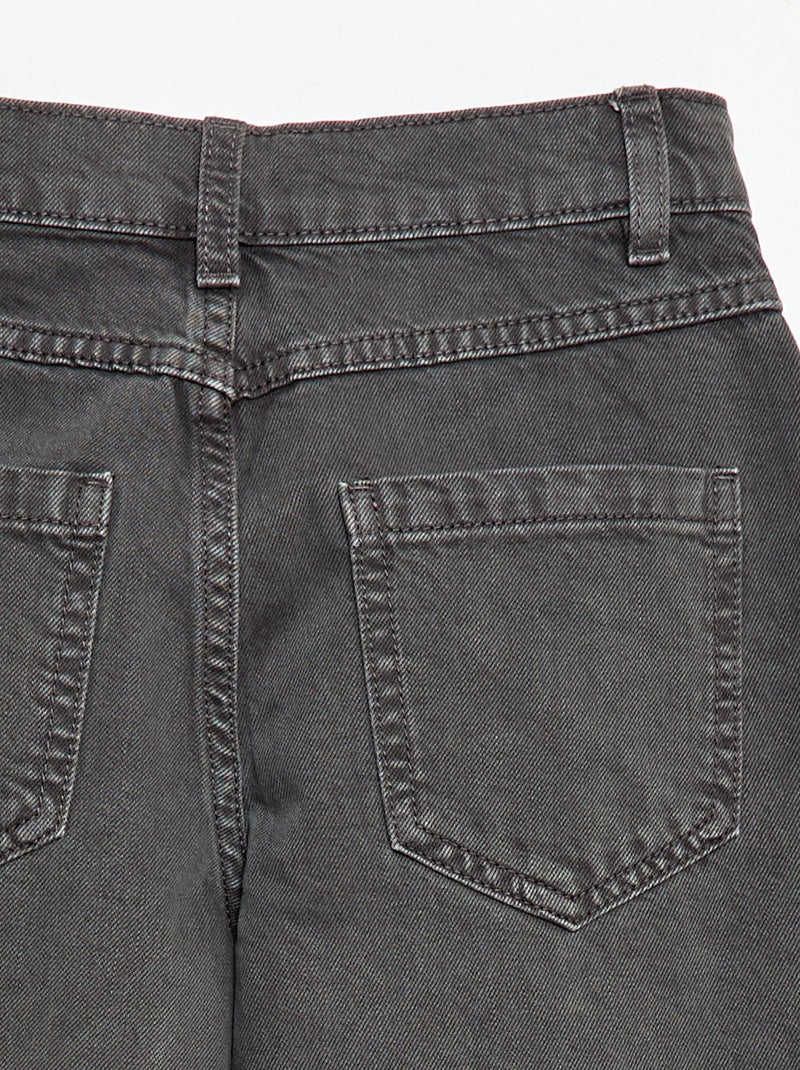 Pantaloni denim taglio ampio balloon Grigio - Kiabi