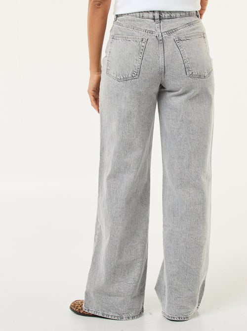 Pantaloni denim wide leg - L28 - Kiabi
