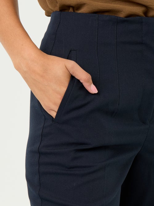 Pantaloni dritti a vita alta - Kiabi