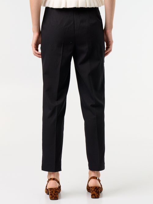 Pantaloni dritti a vita alta - Kiabi