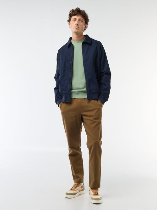 Pantaloni dritti con elastico in vita - Kiabi Pantaloni dritti con elastico in vita - Kiabi