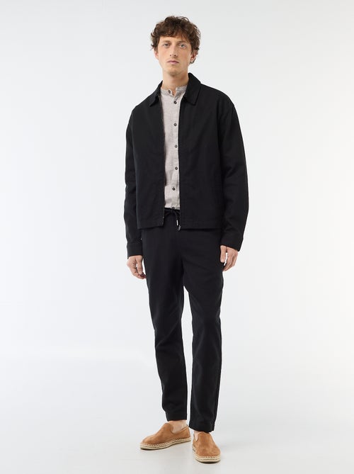 Pantaloni dritti con elastico in vita - Kiabi