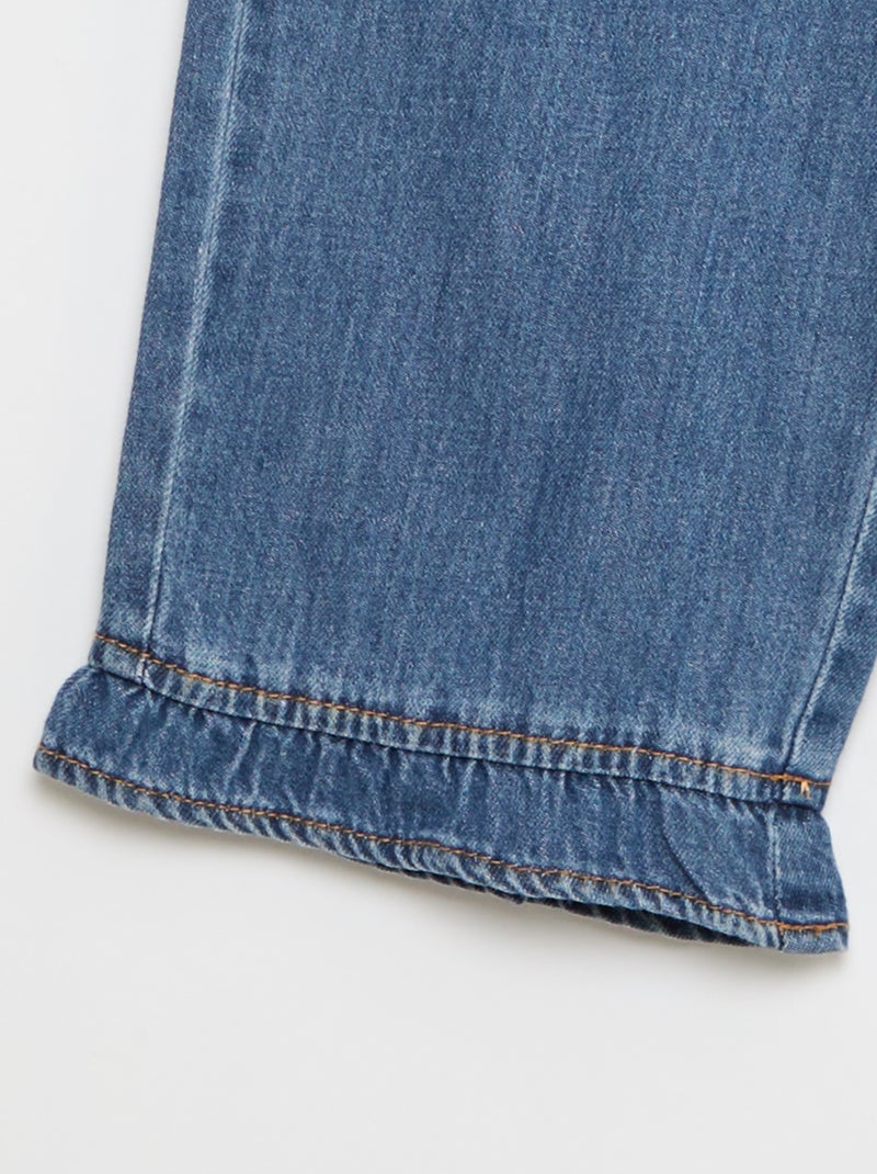 Pantaloni fluidi effetto jeans Blu scuro - Kiabi