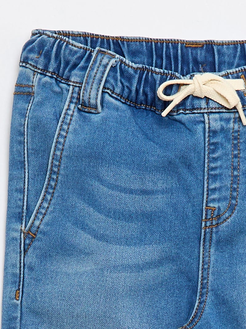 Pantaloni in denim - collezione facile da indossare BLU - Kiabi