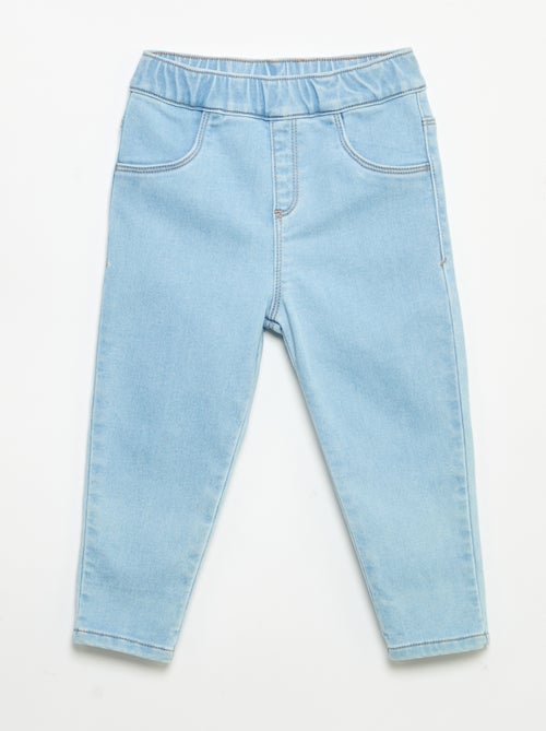 Pantaloni in denim con risvolto alla base - Kiabi Pantaloni in denim con risvolto alla base - Kiabi
