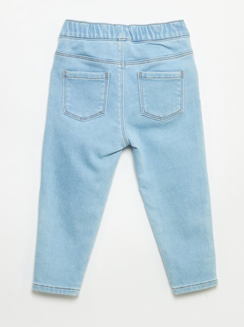 Pantaloni in denim con risvolto alla base - Kiabi Pantaloni in denim con risvolto alla base - Kiabi