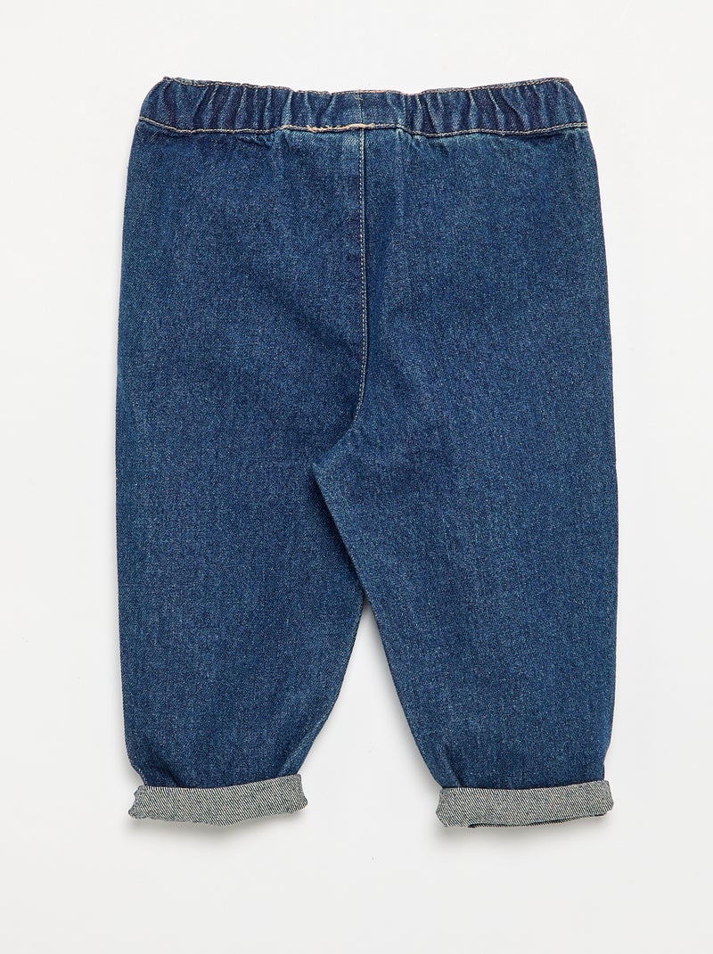 Pantaloni in denim "Mickey" "Disney" Blu - Kiabi