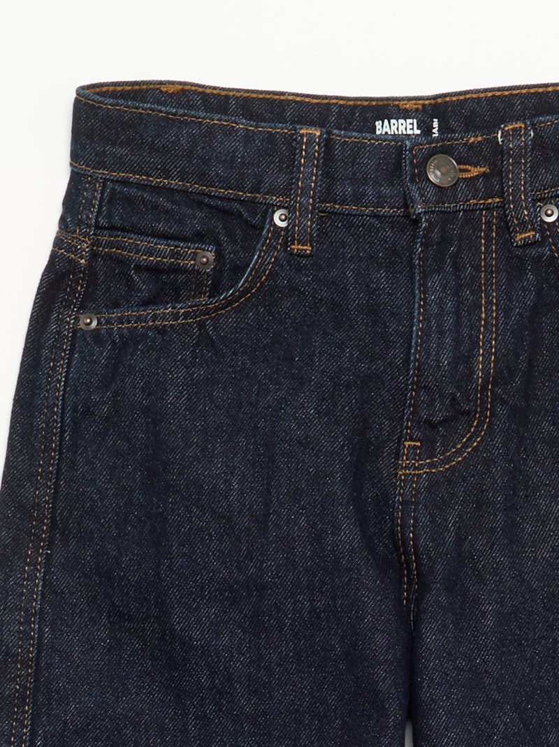 Pantaloni in denim modello barrel Blu - Kiabi