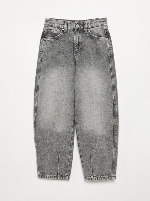 Pantaloni in denim modello barrel - Kiabi