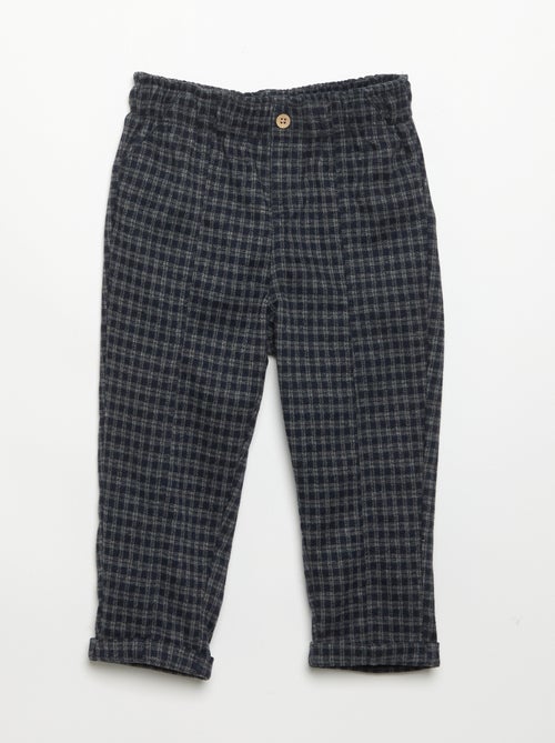 Pantaloni in flanella garzata - Kiabi